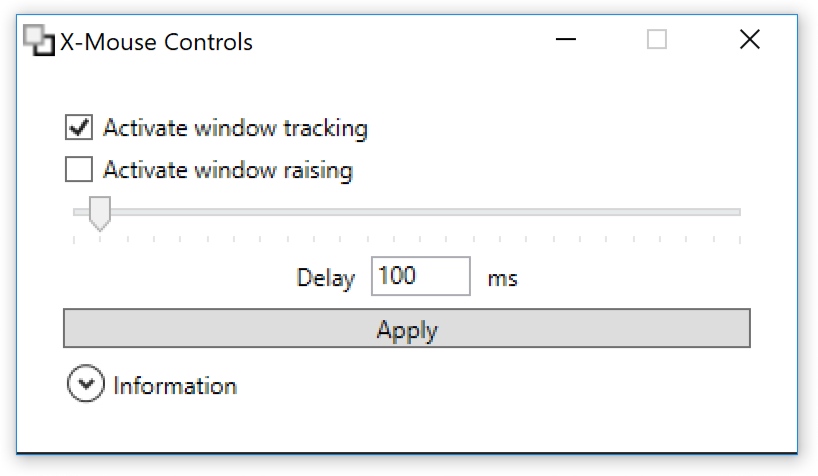 mouse deselects active window